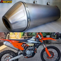 Titanium Alloy for KTM 250 350 450 500 EXC EXC-F for KTM 250 350 450 500 SXF for Husqvarna FE 250 350 450 501 Motorcycle Exhaust