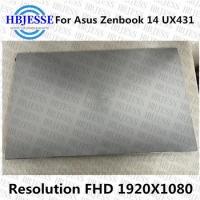 Original 14 Inch LaptoLCD Screen Assembly Full Parts For Asus Zenbook 14 UX431FA UX431 UX431F UX431FA FHD NB8618