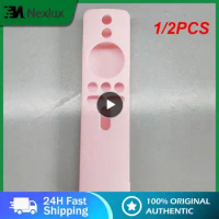 1/2PCS Silicone Remote Control Case For Mi Box S/4K/TV Mi Remote TV Stick Cover Anti-Slip Shockproof Protective Cover