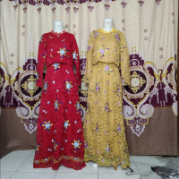 1 set dres bruklat premium panjang berlapiskan bahan korea tebal