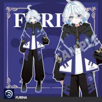 Genshin Impact Furina Cosplay Coat Hoodies Unisex Sweatshirt Pants Gift