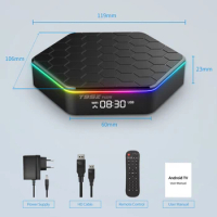 Android 12.0 TV Box, T95Z PLUS Android Box 4GB RAM 32GB/ROM Allwinner H618 Quad-core Smart Android TV Box , Support 2.4G/5.0G