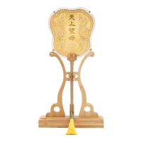 【金寶珍】純金媽祖日月扇-3錢大尺寸媽祖金扇(3錢)