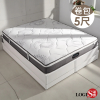 【LOGIS】雙人5尺凱特獨立筒彈簧床(雙人床 5尺床 床墊 歐洲環保認證)