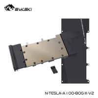 Bykski Full Metal Water Block Compatible NVIDIA TESLA A100/A800 80GB/ Video Card Cooling Cooler,N-TESLA-A100-80G-X-V2