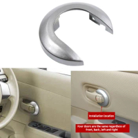 1Pcs Car Interior Door Handle Cover Handle Escutcheon for Nissan Tiida 2005-2010 1.6 LIVINA NV200 Geniss Silver Gray