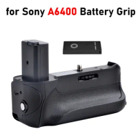 A6400 Vertical Battery Grip with Remote Control for Sony Alpha 6400 ILCE-6400 A6400 Battery Grip