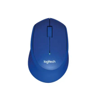 【快速到貨】羅技Logitech M331 無線靜音滑鼠(藍色)*