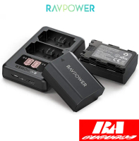 BỘ PIN CHO MÁY ẢNH Sony A7 III, A7 IV,A7R III, A7R IV, A9, A6600....  RavPower NP-FZ100 Phụ Kiện Cam
