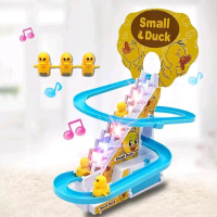 MAINAN BEBEK NAIK TANGGA SLIDE TANGGA SELUNCUR