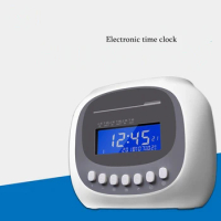 Electronic time clock Attendance machine Microcomputer paper card clock Work paper card sign in
