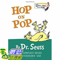 [106美國直購] 2017美國暢銷兒童書 Hop on Pop (Big Bright &amp; Early Board Book) Board book