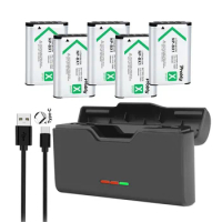 1600mAh NPBX1 NP-BX1 Battery with Charger Box for Sony ZV-1 HX300 HX400 HX50 HX60 GWP88 AS15 WX350 DSC RX1 RX100 AS100V