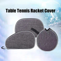 Table Tennis Rackets Bag Ping Pong Paddles Storage Bag Capacity Single Paddle Protective Cover Training Racquet Sport Supplies