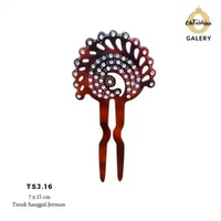 OHFASHION Tusuk Sanggul Jerman Cokelat Tusuk Sanggul Konde Rambut 1 pc 16