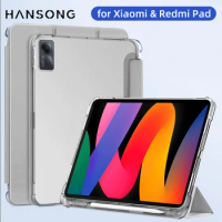 For Redmi Pad Case for Redmi Pad 10.61" SE 11" Flip Stand PU Protective Cover for Mi Pad 5 &amp; 5 Pro Mi Pad 6 &amp; 6 Pro 11 inch Case
