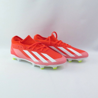 ADIDAS IE2377 X CRAZYFAST LEAGUE 男女足球鞋 釘鞋 太陽紅【iSport愛運動】