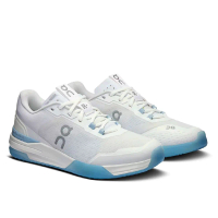 Sepatu on cloud the roger advantage pro white chambray sneaker tenis pria wanita