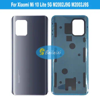 For Xiaomi Mi 10 Lite 5G M2002J9G M2002J9S Battery Cover Back Glass Panel Rear Housing Door Case Mi 10 Lite Battery Cover