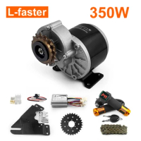 36V 350W Electric Mountain Bike Conversion Kit Customized Sprocket Cheap Motor Drive System For 44mm Disc Brake E-bicycle