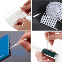 10pc sikat shower mini handshower mandi handphone-10 pc brush serbaguna multifungsi pembersih hp