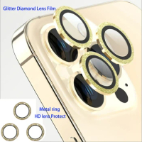 Lens Metal Ring Protector Glass for iPhone 15Pro Max 14 13pro 12 11Camera Lens Protection for iPhone 12Pro 13Pro Max Camera Film