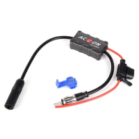 Universal Automobile Car FM Radio Stereo Antenna Signal Amplifier Booster