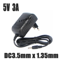 1pcs 5V 3A DC3.5 x 1.35mm AC/DC Adaptor 5V3A 3000mA power adapter Charger Supply SP 2A 1A 2000mA 1000mA 500mA 5V2A 5V1A