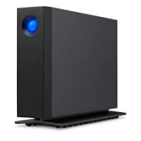 LACIE D2 專業 STHA8000800 8TB USB3.1 TYPE-C 桌上型電腦儲存 黑色