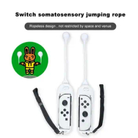 Cordless Skip Jump Rope White Joycon Gamepad Controller Fitness Professional Fat Burning Left And Right Handle Light Weight