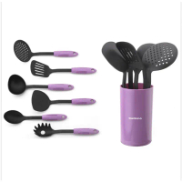 Set Senduk Memasak 7pcs Nylon Tahan Panas Giacomo Ready Stock Utensils Kitchenware