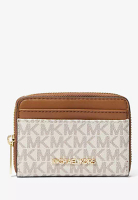 Michael Kors Jet Set Travel Medium Logo Zip-Around Card Case