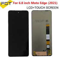 6.8 inches Original Display For Motorola Edge 2021 Lcd Display Touch Screen Digitizer Assembly For Moto Edge 2021 LCD Sensor