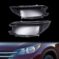 1 Pair Headlight Headlamp Lampshade Lens Cover for Honda CRV 2012 2013 2014