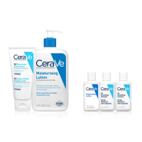 【CeraVe適樂膚】全新上市清爽嫩膚組★B3水楊酸煥膚修護美體霜88ml_足部專用+長效清爽保濕乳 473ml