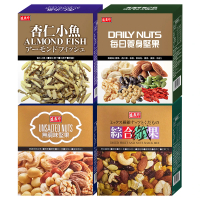 盛香珍 杏仁小魚/每日養身堅果/無調味綜合果/綜合纖果(4種口味可選)