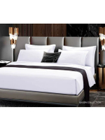 ปลอกหมอนหนุน Gasen (หน้า B) (7082) 700 เส้นด้าย สีขาว