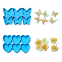  Silicone 3D Love Heart Mold Silicone Mould Heart Soap