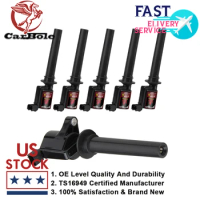6 Pack Ignition Coil For Ford Escape Taurus Mazda 3.0L V6 2003 2004 2005 2006 2007 2008 High Performance Coil Car Accessories