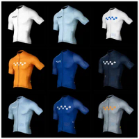 The pedla Team Jersey White 2022 MTB tops wear Team racing short sleeve Jersey Summer Coolmax outdoor bicycle Triathlon jersey