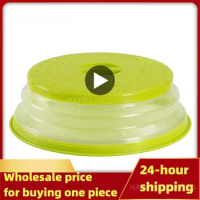 Foldable Microwave Oven Lid With Hook Microwave Lid Food Splash Protection Lid Microwave Lid With Filter Steam Drain