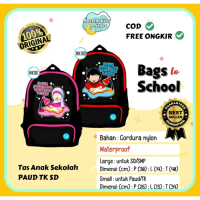 14. Tas Sekolah Anak Tas Anak Muslim Tas Anak Islami Seri Robbi Zidni Ilman Bahan Cordura Nylon Wat