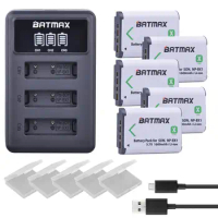 Batmax NP-BX1 NPBX1 Battery+LED 3-Slots USB Charger for Sony DSC RX1 RX100 AS100V M3 M2 HX300 HX400 HX50 HX60 GWP88 AS15 ZV1 Log