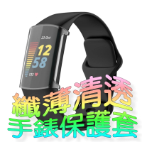 JiaHung Fitbit Charge6/Versa4/Sense2 手錶保護套(超薄透明隱形柔韌套)