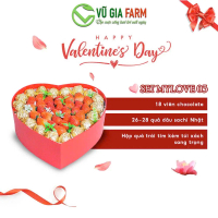 [QUÀ TẶNG] MYLOVE 03 Giỏ Quà Dâu Tây Đà Lạt Mix Chocolate