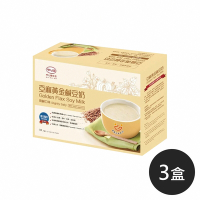 《呷七碗》亞麻黃金鹹豆奶(每盒30gx10入，共3盒)
