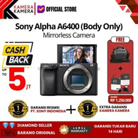 KameraKamera Sony Alpha A6400 / Sony 6400 Body Only Mirrorless Camera - Garansi Resmi Body Only