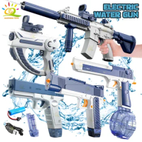 M416 M1911 Uzi Space Electric Water Gun Toys Summer Outdoor Beach Firing Pistol Shooting Game Toy for Children Adults Boys Gifts