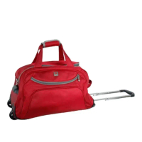 PROMO - TAS PAKAIAN TROLI DORONG POLO / TAS TRAVEL BAG TROLLEY CLASSIC