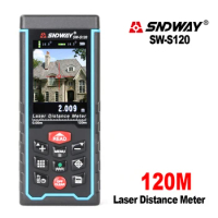 SNDWAY Laser Distance Meter Tape measure Digital Camera Function Laser Range Finder Tape Angle Tool Laser Rangefinder